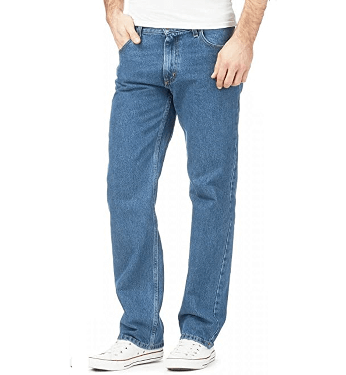 Modaleo Mens Jeans Denim Pants Light Blue - Modaleo Collection