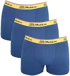 Modaleo 3 Pack Men's Underwear Boxer Blue TRUNK