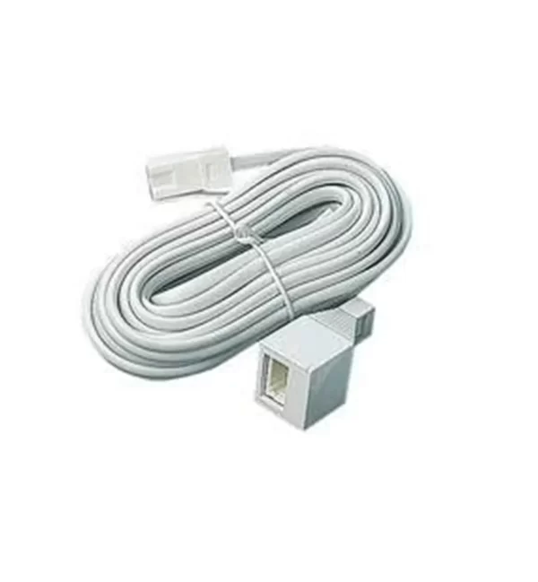 Modaleo BT Telephone Extension Cable 5M White