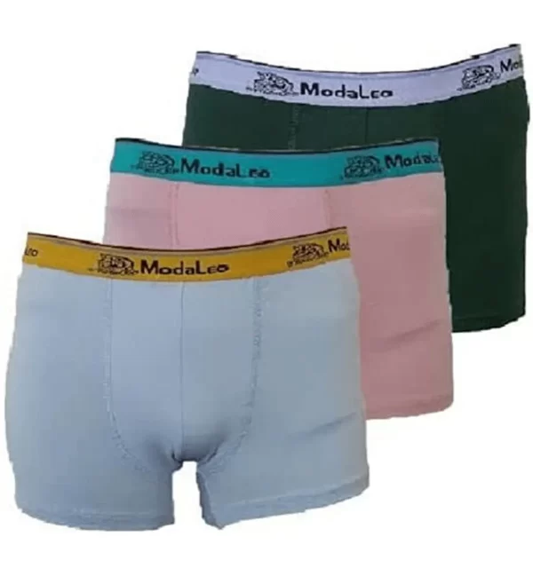 Modaleo 3 Pack Men's Underwear Boxer Green Nopal Sky Blue