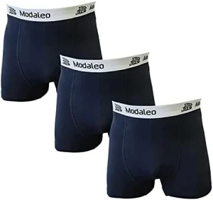 Modaleo 3 Pack Men's Underwear Boxer Dark Blue TRUNK