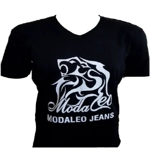 Modaleo Men's T-Shirt Black long Sleev