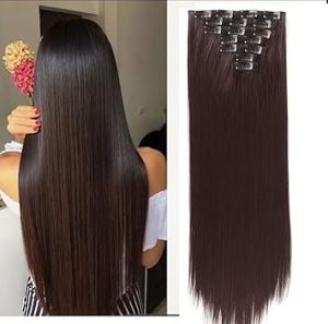 ModaLeo - Clip Hair Extension, Elegant  17.7 inch 125g 45cm 7pcs