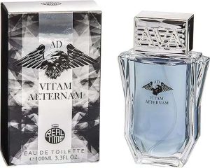 REAL TIME Men's Eau de Toilette, Ad Vitam Aeternam, 100 ml scent cheep clearance sale wholesale Aftershave for Men's designer Fragrance Family Pack