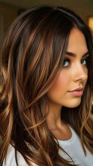Modaleo Hair Extensions In Hair Curly Straight Black Blend Brown Light Golden Soft 150g (Dark Brown Carmel M27# Curly)
