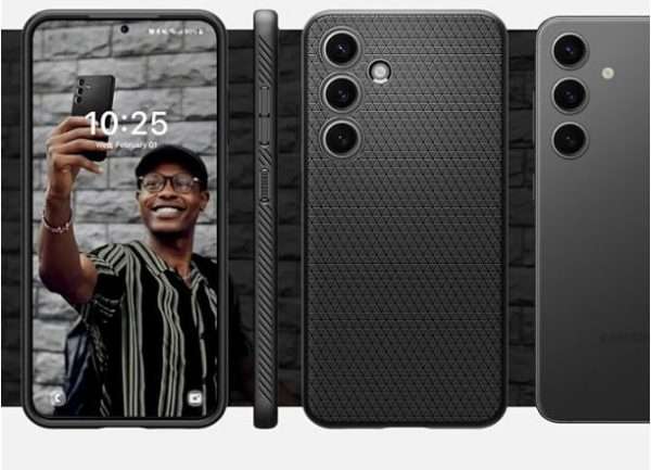 Air Case Compatible for Samsung Galaxy S24  Cover Matte Black - Image 3